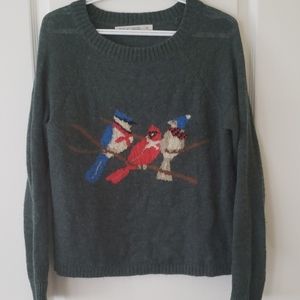 Green Robin Wool-Blend Crewneck Pullover